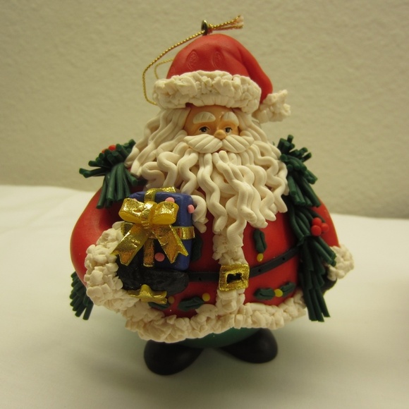 Vintage Traditions collectible Christmas Characters -Chubby Santa & Penguin - Picture 2 of 13